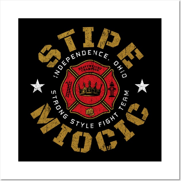 Stipe Miocic Wall Art by huckblade